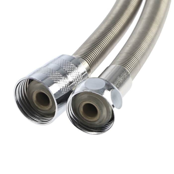 Душевой шланг ZEIN Z45PS, растягивающейся, 150-200 см, гайки металл 1/2 Душевой шланг ZEIN Z45PS, растягивающейся, 150-200 см, гайки металл 1/2", нержавеющая сталь   548239