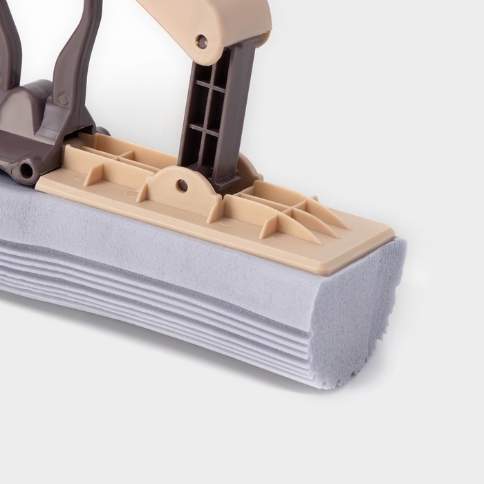 Швабра для мытья пола PVA Доляна, со складным отжимом, насадка 27×6 см, стальная составная ручка 116 см Швабра для мытья пола PVA Доляна, со складным отжимом, насадка 27×6 см, стальная составная ручка 116 см