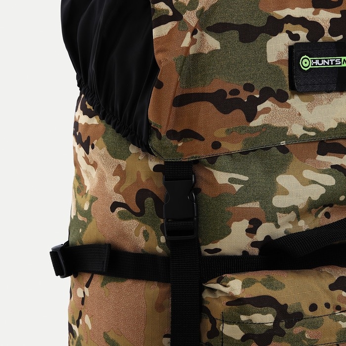 Рюкзак туристический, 100 л, отдел на молнии, 3 наружных кармана, Huntsman, цвет хаки Рюкзак туристический, 100 л, отдел на молнии, 3 наружных кармана, Huntsman, цвет хаки