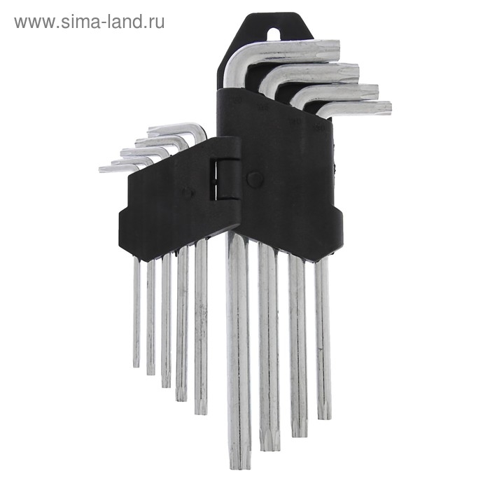 Набор ключей ЛОМ, TORX Tamper, удлиненных, TT10 - TT50, 9 шт. Набор ключей ЛОМ, TORX Tamper, удлиненных, TT10 - TT50, 9 шт.