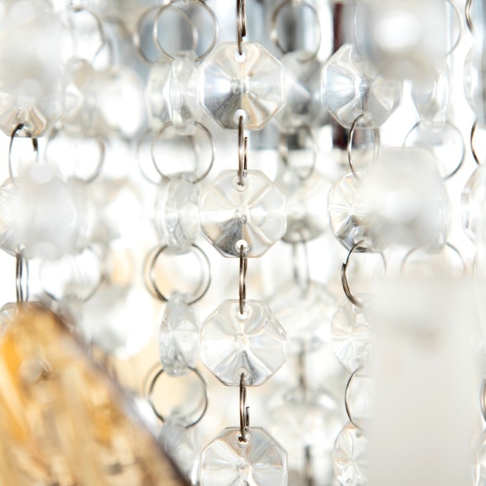 Люстра Люстра "Эмилия" 7х40Вт Е27 с пультом, цвет хром 41х41х19 см