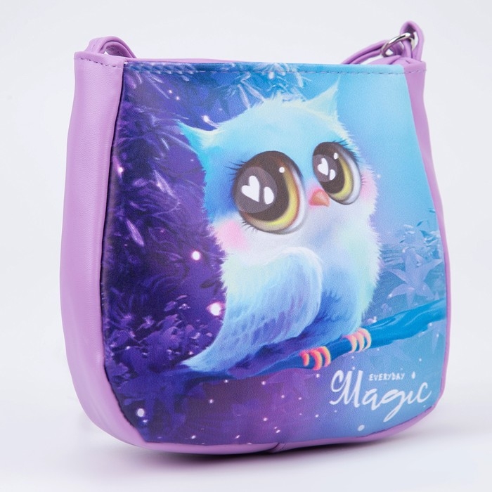 Сумка детская для девочки «Совушка» из эко-кожи, на ремешке, 17х12х5 см Сумка детская для девочки «Совушка» из эко-кожи, на ремешке, 17х12х5 см