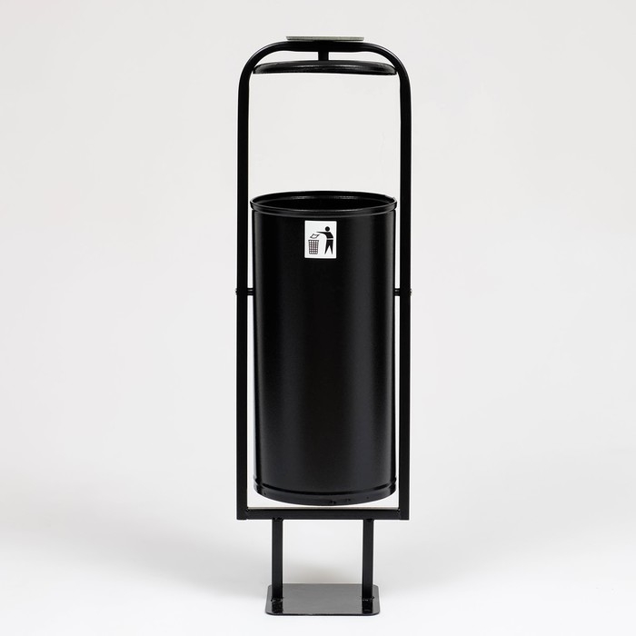 Урна уличная «Сатурн» 28 л, 104 х 31 х 26,5 см, черная, бак 0,6 мм Урна уличная «Сатурн» 28 л, 104 х 31 х 26,5 см, черная, бак 0,6 мм