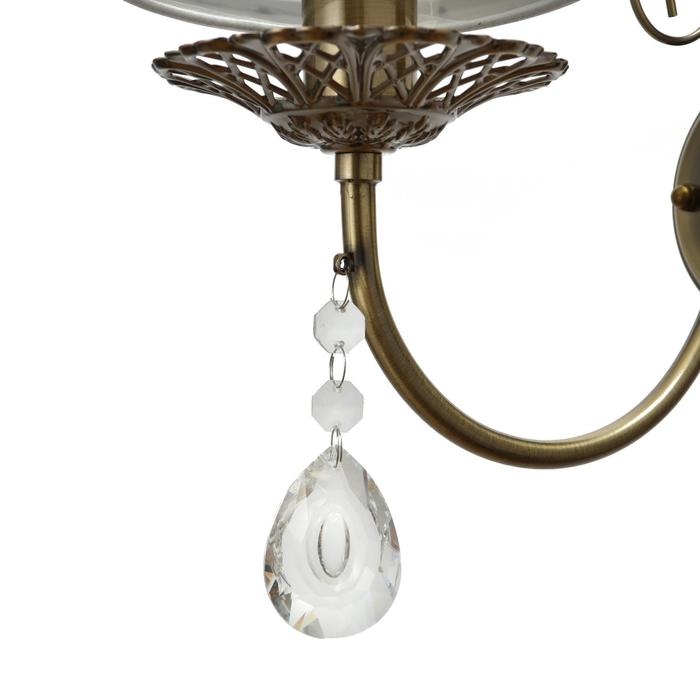 Бра Бра "Глория" 1х40Вт E14 бронза 20х15х35 см.