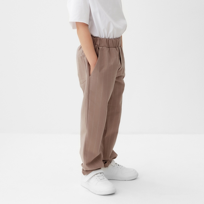 Брюки для мальчика KAFTAN, размер 30 (98-104 см), бежевый Брюки для мальчика KAFTAN, размер 30 (98-104 см), бежевый