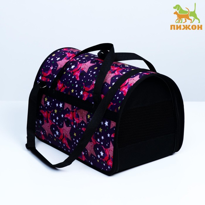 Сумка - переноска для животных с принтом, 40 х 25 х 26, микс цветов Сумка - переноска для животных с принтом, 40 х 25 х 26, микс цветов