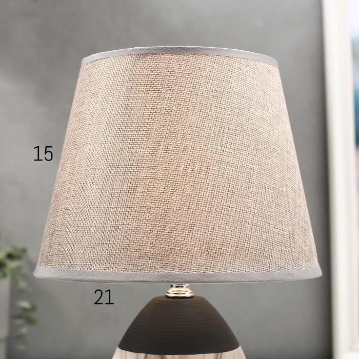 Лампа настольная 16305/1GR E14 40Вт серый 20х20х31 см RISALUX Лампа настольная 16305/1GR E14 40Вт серый 20х20х31 см RISALUX