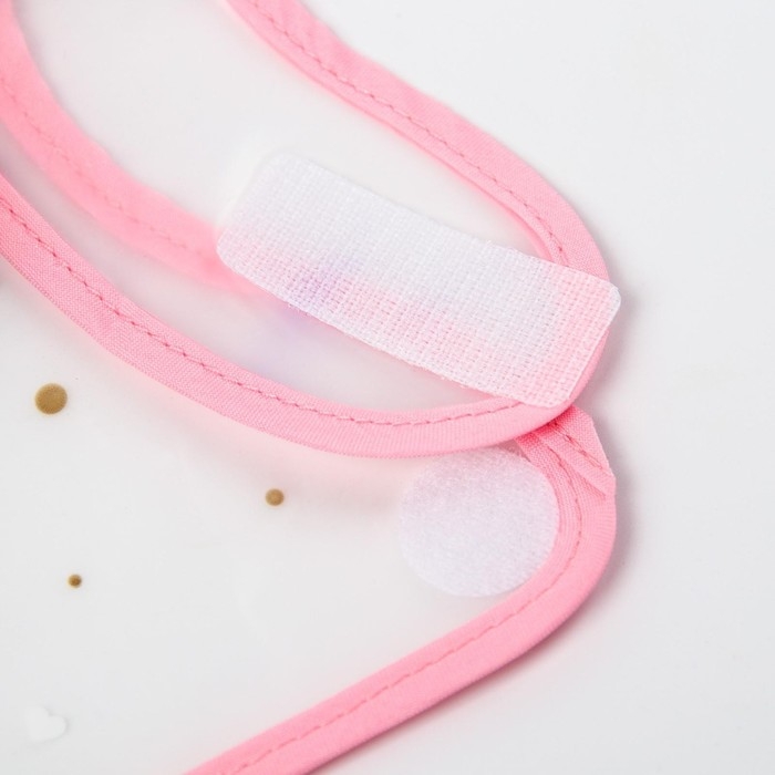 Нагрудник для кормления «Little» непромокаемый на липучке, внутри с конфетти, виды МИКС Нагрудник для кормления «Little» непромокаемый на липучке, внутри с конфетти, виды МИКС