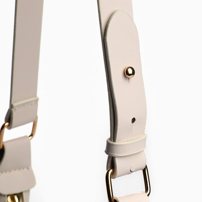 Сумка женская из искусственной кожи, 22х23х6 см, бежевый цвет Сумка женская из искусственной кожи, 22х23х6 см, бежевый цвет