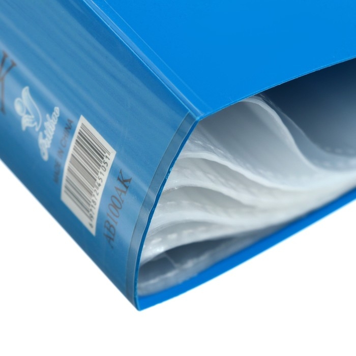 Папка А4, 100 прозрачных файлов, 400 мкм, МИКС Папка А4, 100 прозрачных файлов, 400 мкм, МИКС