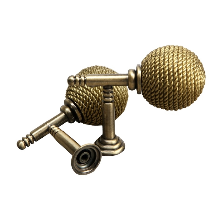 Крючок для штор KS100 CAPPIO, однорожковый, цвет бронза, 2 шт Крючок для штор KS100 CAPPIO, однорожковый, цвет бронза, 2 шт