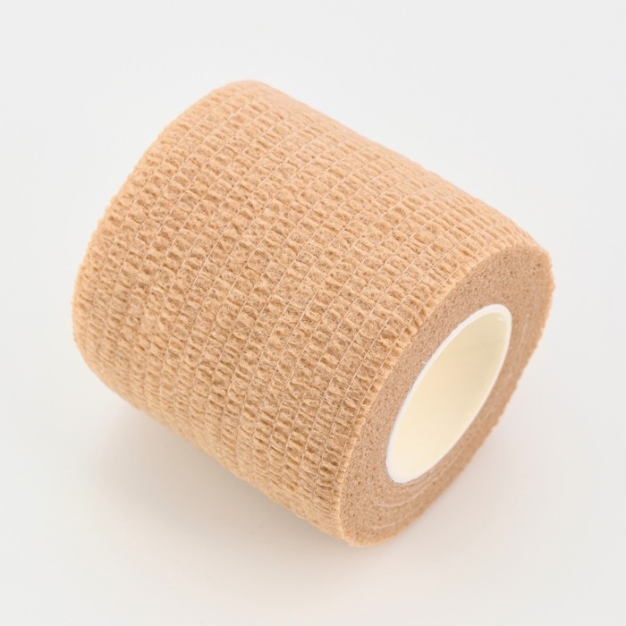 Бинт самофиксирующийся с горькой пропиткой, 5 см, макс. растяжимость 4,5 м, бежевый Бинт самофиксирующийся с горькой пропиткой, 5 см, макс. растяжимость 4,5 м, бежевый