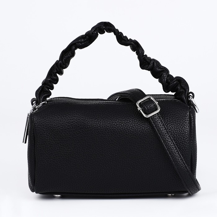 Сумка-багет на молнии, цвет чёрный Сумка-багет на молнии, цвет чёрный