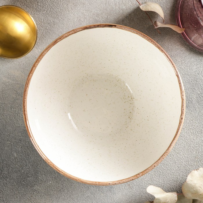 Салатник Beige, d=14 см, 500 мл, цвет бежевый Салатник Beige, d=14 см, 500 мл, цвет бежевый