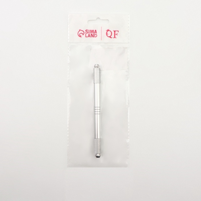 Ручка - манипула для тату и татуажа, 12 × 0,9 см, цвет серебристый Ручка - манипула для тату и татуажа, 12 × 0,9 см, цвет серебристый