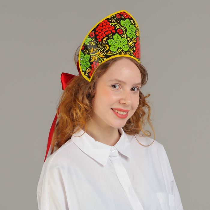 Кокошник «Рябинка», картон, ламинат Кокошник «Рябинка», картон, ламинат