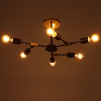 Люстра 2427/6 E27 40Вт черно-бронзовый 61х61х25,5 см BayerLux