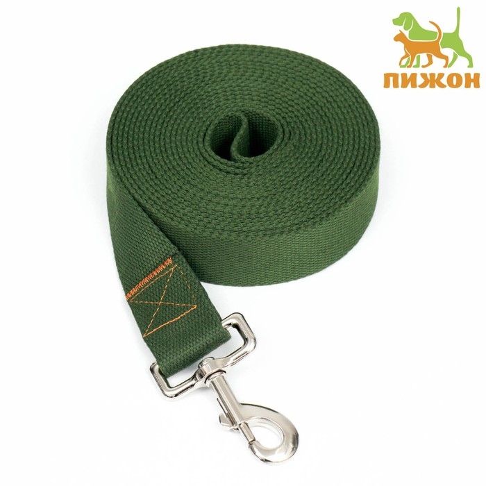 Поводок брезентовый 5 м х 3,5 см, хаки Поводок брезентовый 5 м х 3,5 см, хаки