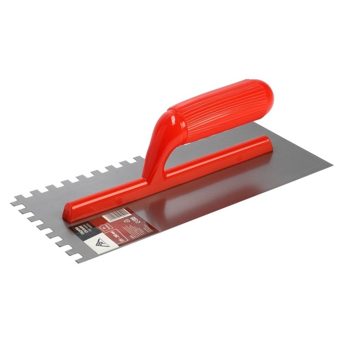 Гладилка ЛОМ, стальная, пластиковая рукоятка, зуб 8 х 8 мм, 125 х 280 мм Гладилка ЛОМ, стальная, пластиковая рукоятка, зуб 8 х 8 мм, 125 х 280 мм