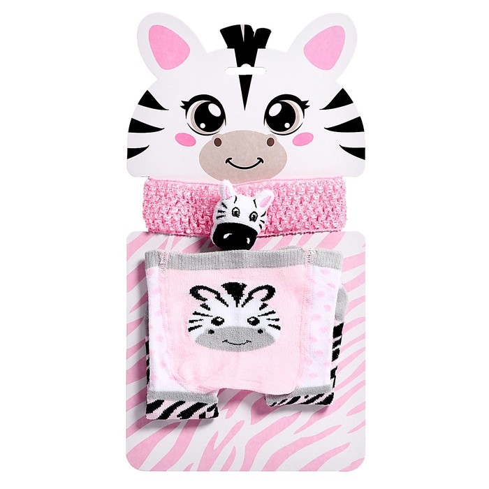 Одежда для пупса «Зебра», колготки с повязкой Одежда для пупса «Зебра», колготки с повязкой