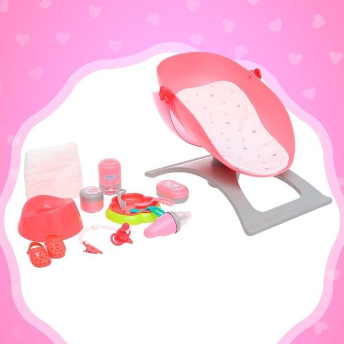 Пупс функциональный «Тёма», пьёт, писает, с набором аксессуаров Пупс функциональный «Тёма», пьёт, писает, с набором аксессуаров