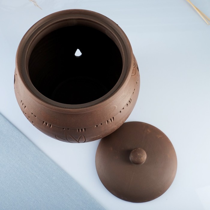 Банка для хранения чеснока  Банка для хранения чеснока "С прорезью" молочение,  4л