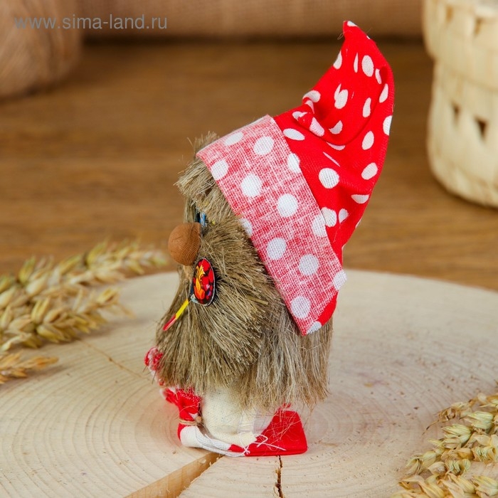 Оберег «Домовой», с ложкой, 10 см, микс Оберег «Домовой», с ложкой, 10 см, микс