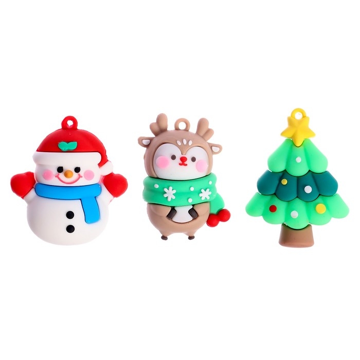 Набор для опытов «Новогодняя гирлянда», 3 фигурки Набор для опытов «Новогодняя гирлянда», 3 фигурки