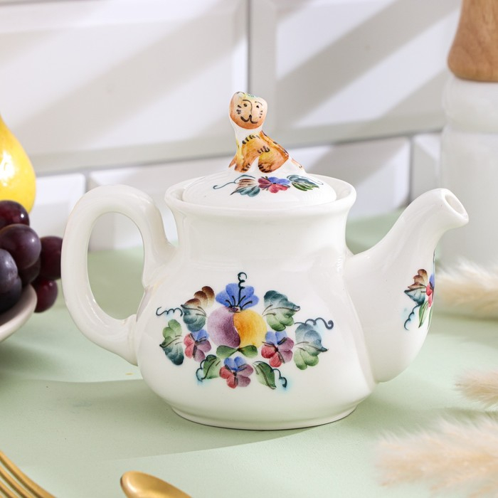 Чайник «Хуторок», 0,36 л, 15,5×10×13 см, 1 сорт, авт.Кунаховец О.П Чайник «Хуторок», 0,36 л, 15,5×10×13 см, 1 сорт, авт.Кунаховец О.П