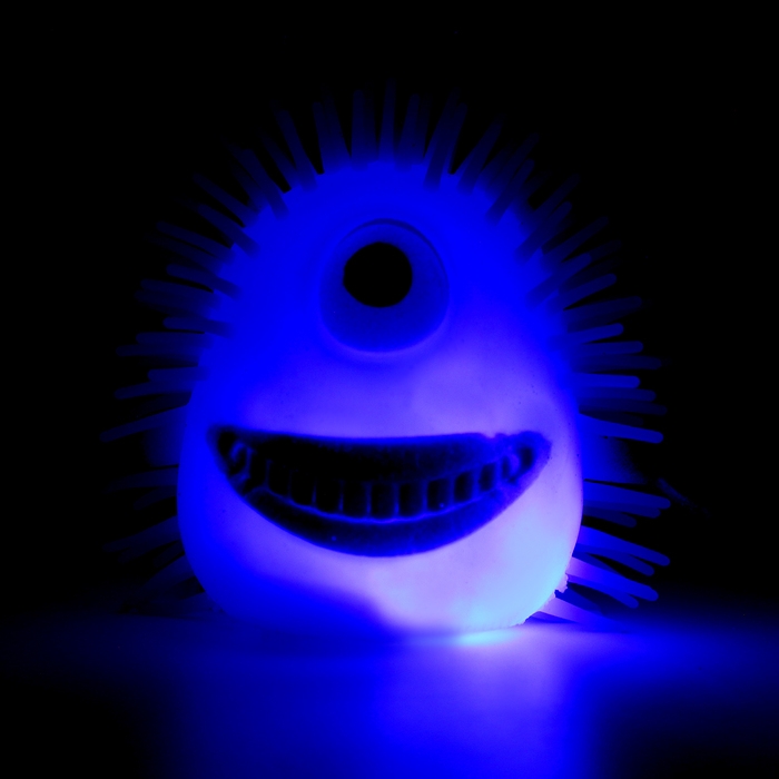 Мяч детский резиновый ёжка световой «Монстрики», цвета МИКС , в шоубоксе Мяч детский резиновый ёжка световой «Монстрики», цвета МИКС , в шоубоксе