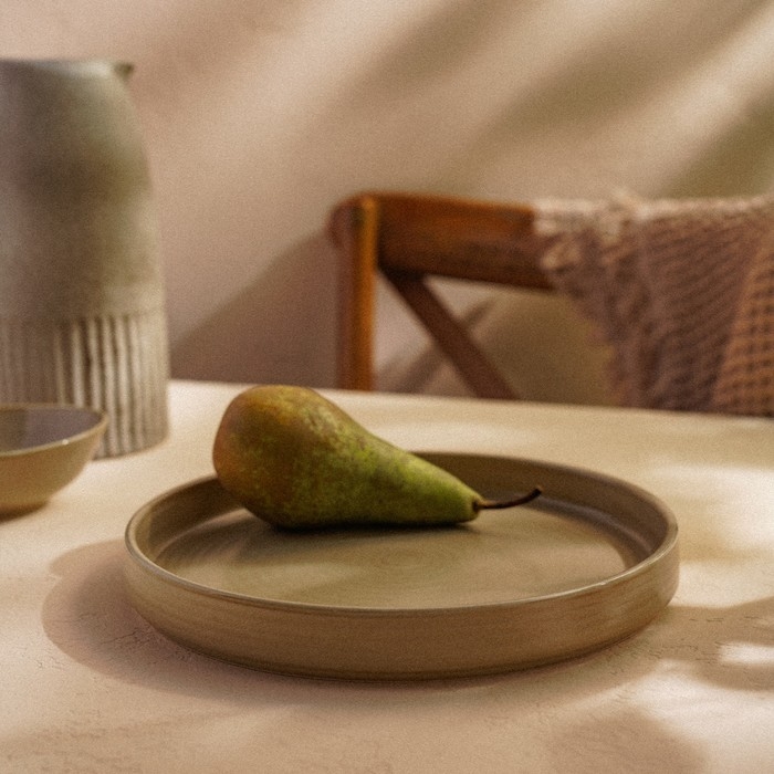 Тарелка фарфоровая обеденная SL Home «Песчаный бриз», d=26 см, цвет бежевый Тарелка фарфоровая обеденная SL Home «Песчаный бриз», d=26 см, цвет бежевый