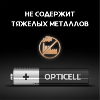 Батарейка алкалиновая OPTICELL, AAA, LR03-12BL, 1.5В, блистер, 12 шт