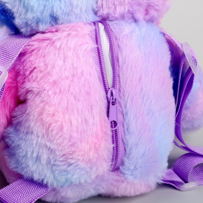 Рюкзак-игрушка детская для девочки  «Мишка», 25х10 см Рюкзак-игрушка детская для девочки  «Мишка», 25х10 см