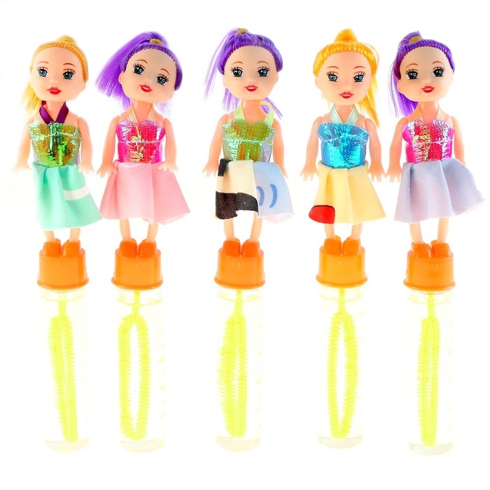 Мыльные пузыри «Кукла», светлая, 2,5 × 2,5 × 19,5 см Мыльные пузыри «Кукла», светлая, 2,5 × 2,5 × 19,5 см