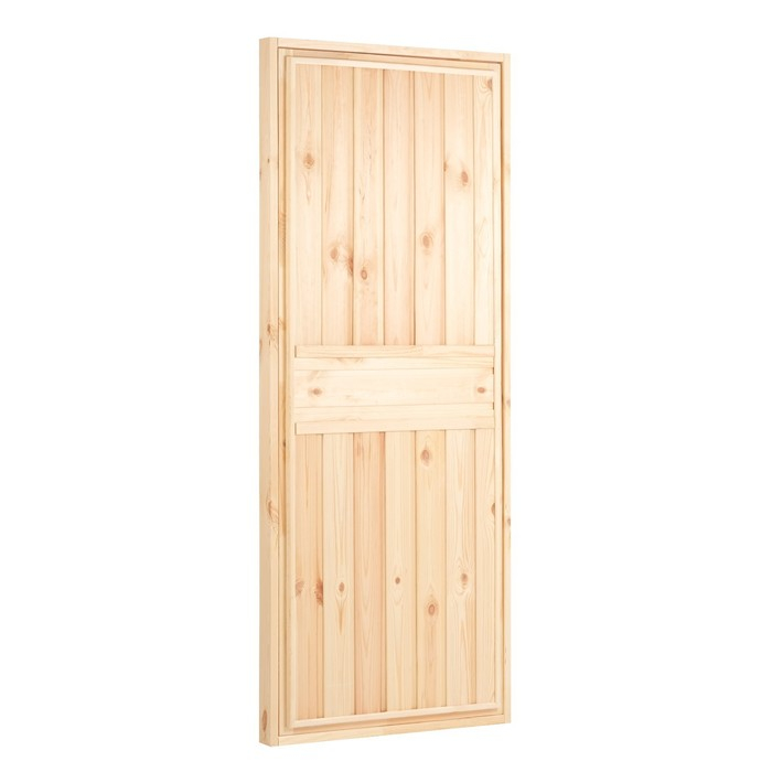 Дверь для бани и сауны ХВОЯ 170х70 см Дверь для бани и сауны ХВОЯ 170х70 см