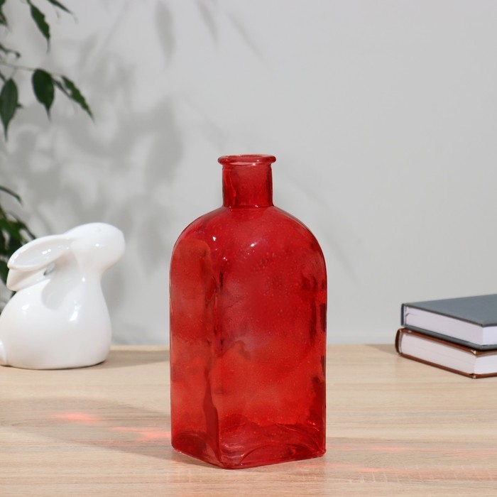 Ваза  Ваза "Цитадель Штоф" рубин глянц. d=2.5см, H=22см. V=1.1л