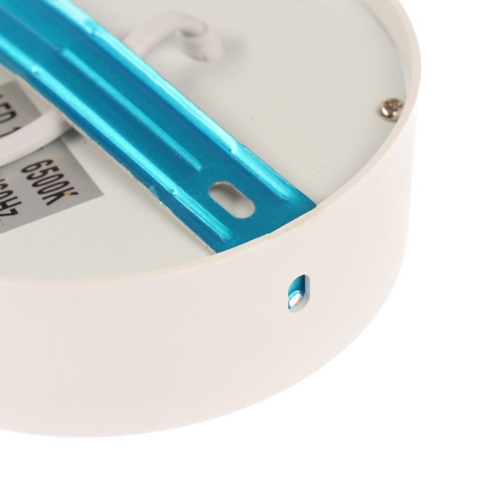 Накладной светодиодный светильник, 105х35 мм, 12 Вт, 1080 Лм, 6500 К, круг. Накладной светодиодный светильник, 105х35 мм, 12 Вт, 1080 Лм, 6500 К, круг.