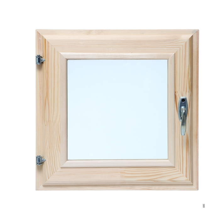 Окно, 40×40см, двойное стекло, из хвои Окно, 40×40см, двойное стекло, из хвои