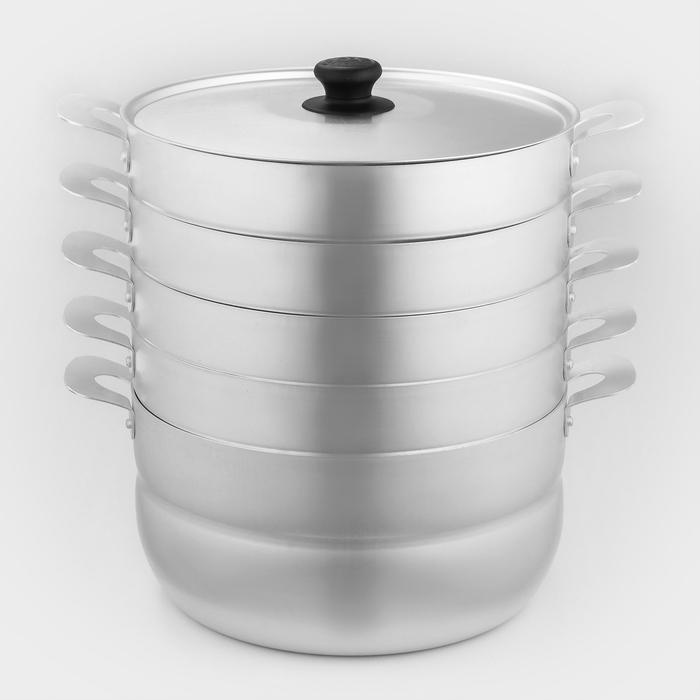 Манты-казан, 6 л, с 4 сетками, d=26 см, высота секции 5 см,металлическая крышка Манты-казан, 6 л, с 4 сетками, d=26 см, высота секции 5 см,металлическая крышка