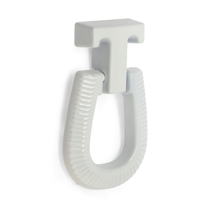 Ручка-кнопка CAPPIO EARRING, алюминий, цвет белый Ручка-кнопка CAPPIO EARRING, алюминий, цвет белый