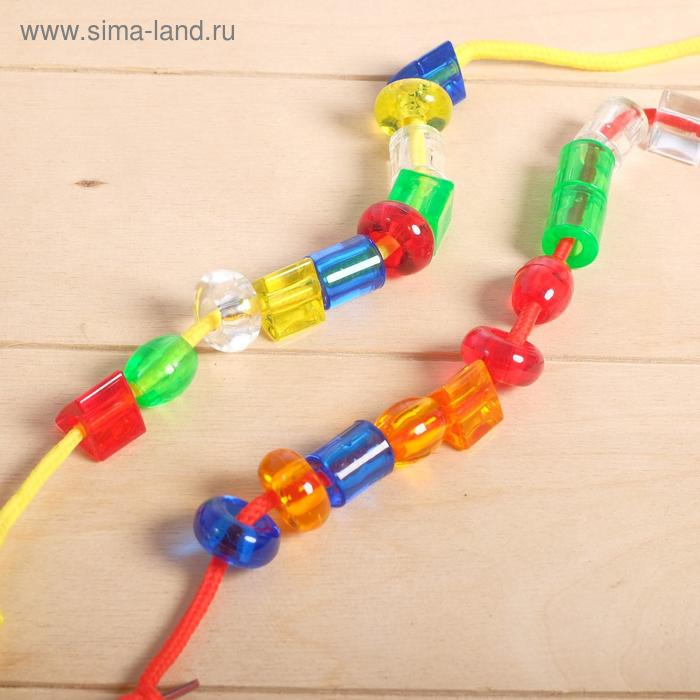 Шнуровка «Цветные карамельки», 40 шт., по методике Монтессори Шнуровка «Цветные карамельки», 40 шт., по методике Монтессори