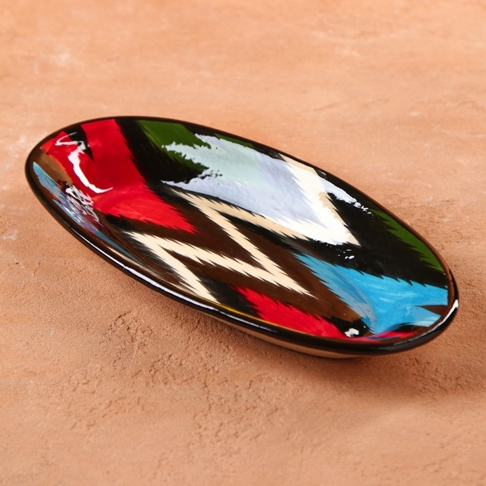 Селедочница Риштанская Керамика  Селедочница Риштанская Керамика "Атлас" 24см