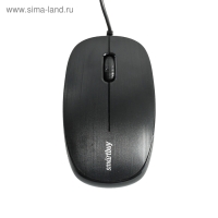 Мышь Smartbuy ONE 214-K, проводная, оптическая, 1200 dpi, USB, чёрная