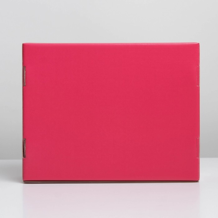 Коробка подарочная складная, упаковка, «Фуксия», 27 х 21 х 9 см Коробка подарочная складная, упаковка, «Фуксия», 27 х 21 х 9 см