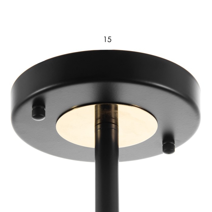 Люстра Люстра "Нестер" 6хLED 156Вт 3000-6000К черно-золотой 87х87х35 см BayerLux