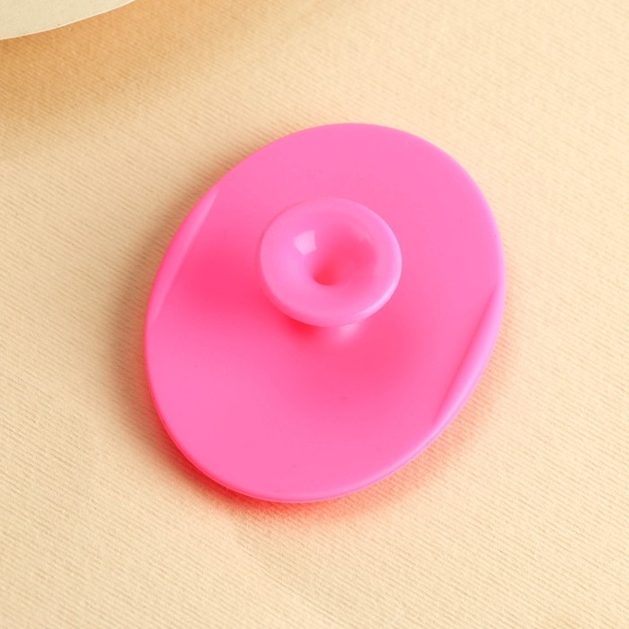 Массажер для лица, спонж для умывания &laquo;Щеточка для умывания&raquo;, 6.5 х 5 см