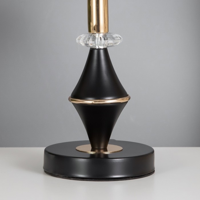 Лампа настольная "Чаро" 1х40Вт Е27 черный 21х21х37см