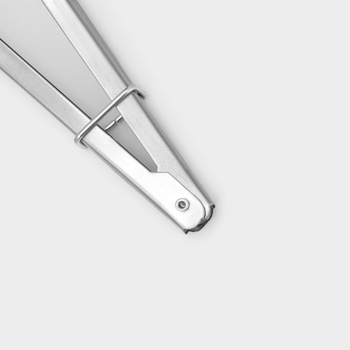 Щипцы кухонные Доляна «Лист», 17,5 см, цвет серебристый Щипцы кухонные Доляна «Лист», 17,5 см, цвет серебристый