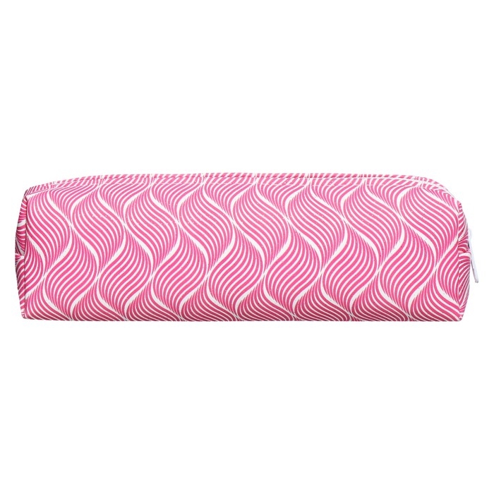 Пенал школьный на молнии Пенал школьный на молнии "Волны" Calligrata, розовый