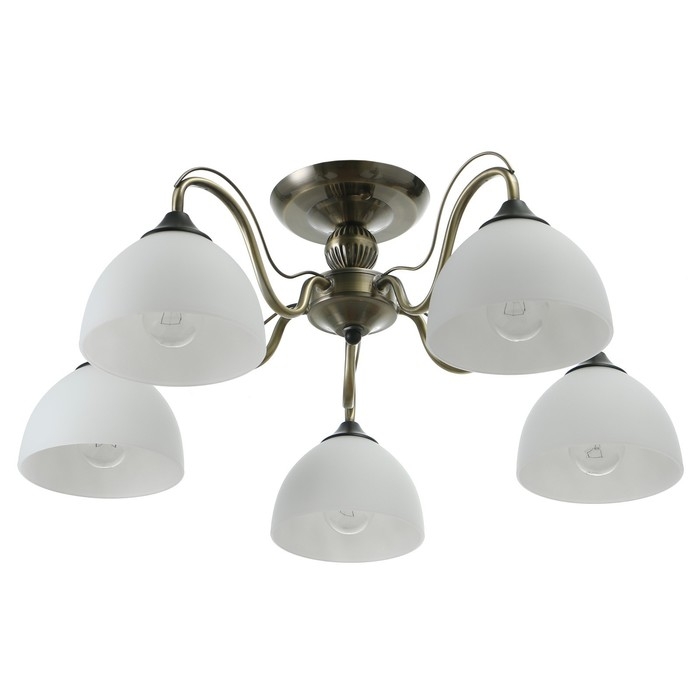 Люстра Люстра "Элейна" 5хЕ27 40Вт бронза 50х50х28 см BayerLux